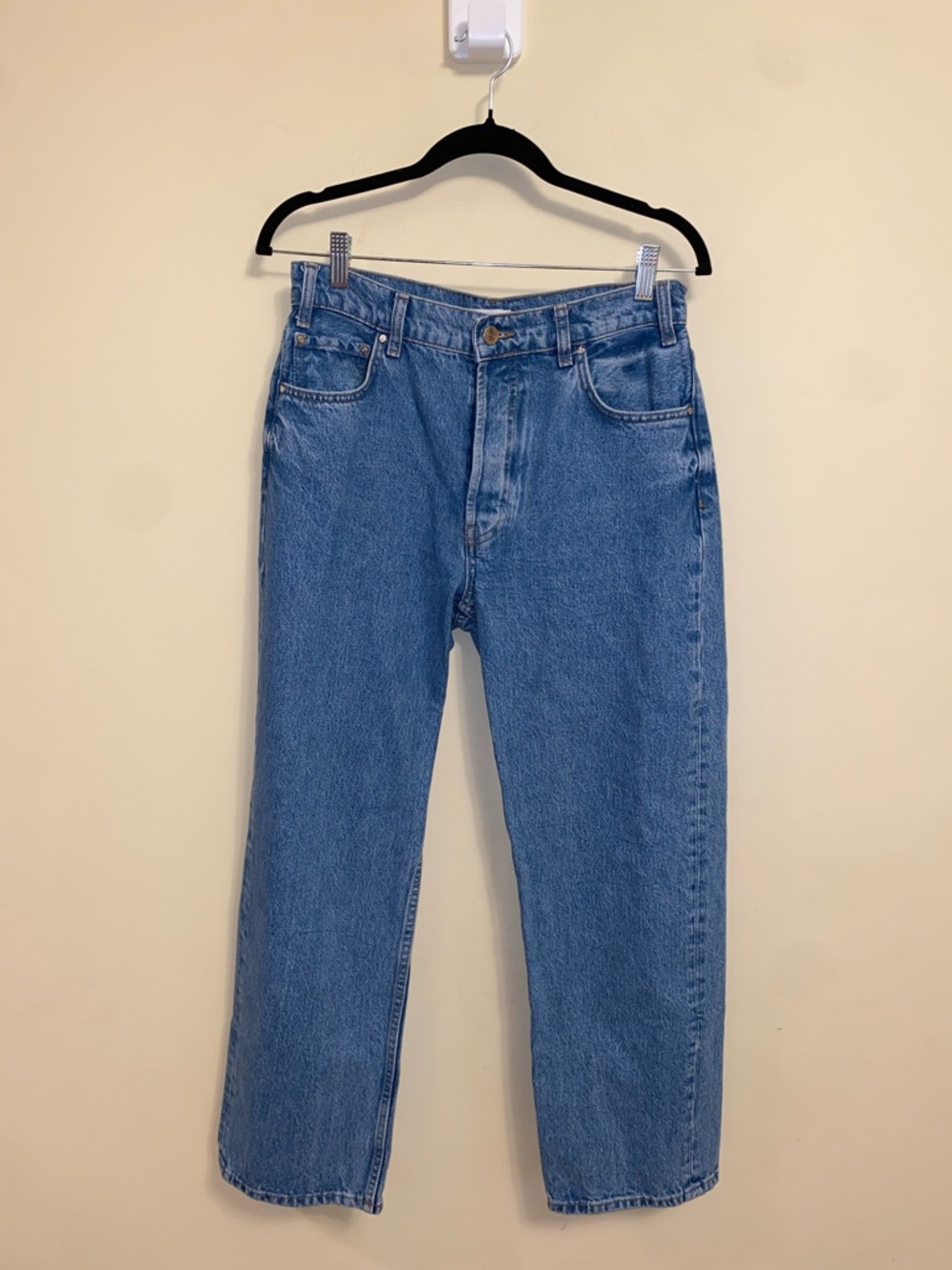 Anine Bing Gavin Jeans 28 Blue $250